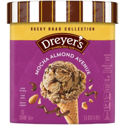 Dreyers Rocky Road Collection Mocha Almond Avenue Ice Cream